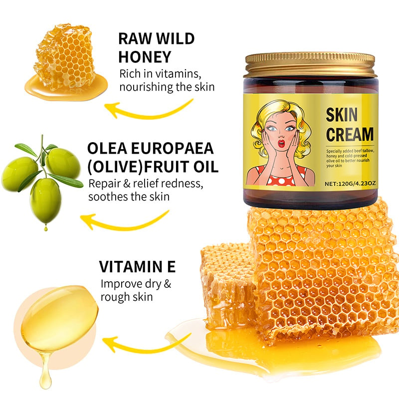 Tallow Honey Body Balm Vårdande och återfuktande kräm