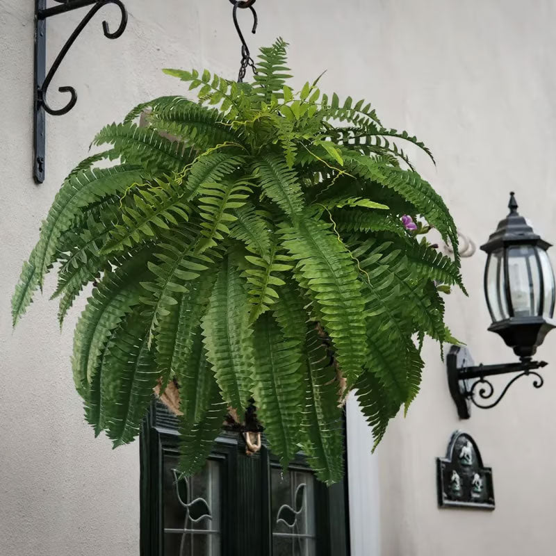 UV-beständig naturtrogen konstgjord Boston Fern