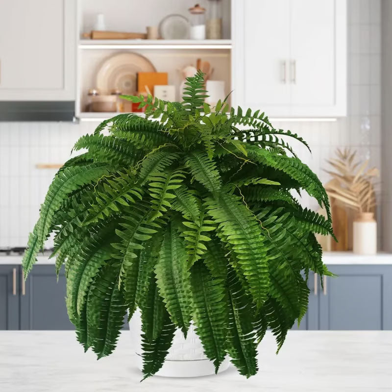 UV-beständig naturtrogen konstgjord Boston Fern