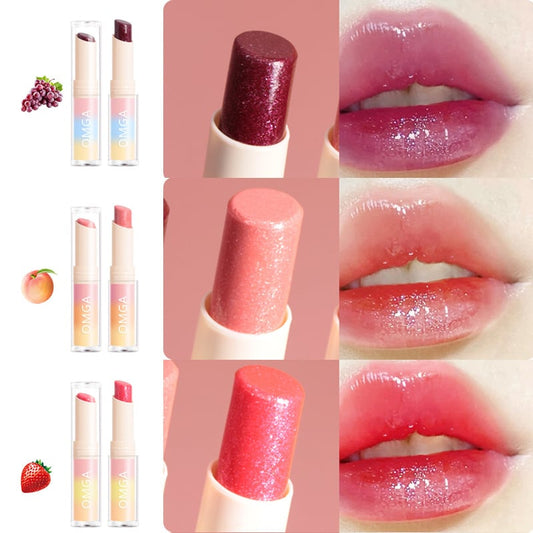 Glitter Lipstick Color Changing Lip Balm