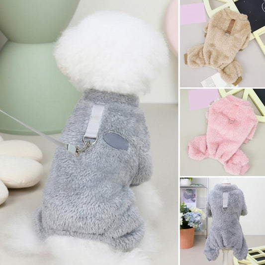 Dragbara Plysch Hundkläder/Pull-on Fleece Dog Clothes